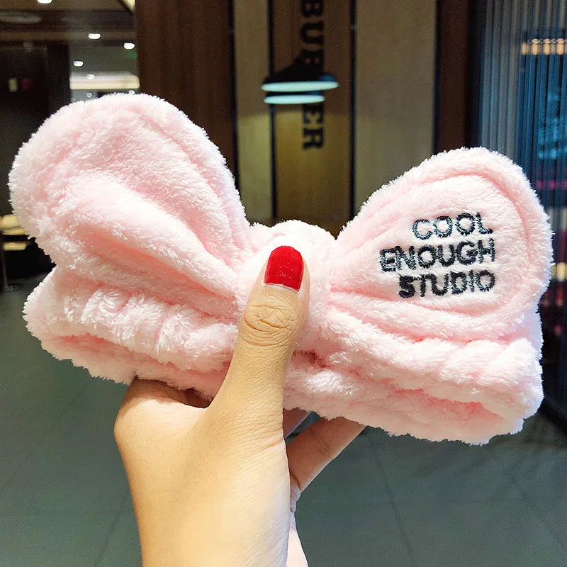 🎀 Fleece Bow Headband 🎀