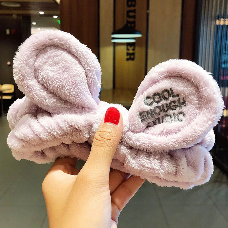 🎀 Fleece Bow Headband 🎀
