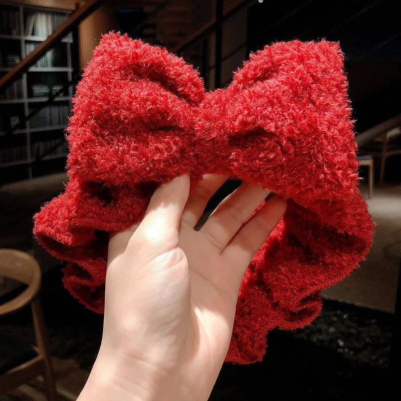 🎀 Fleece Bow Headband 🎀