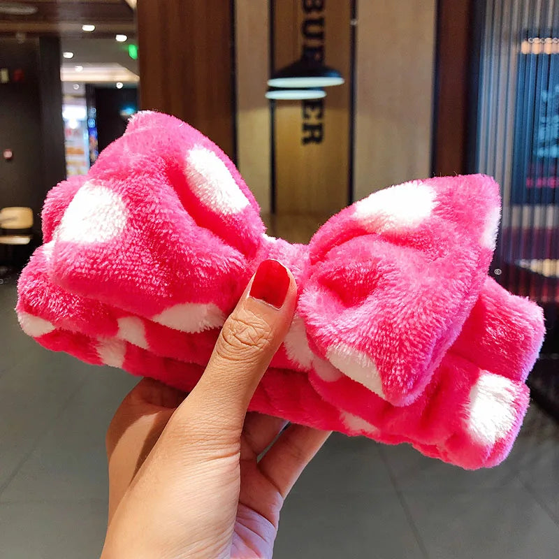🎀 Fleece Bow Headband 🎀
