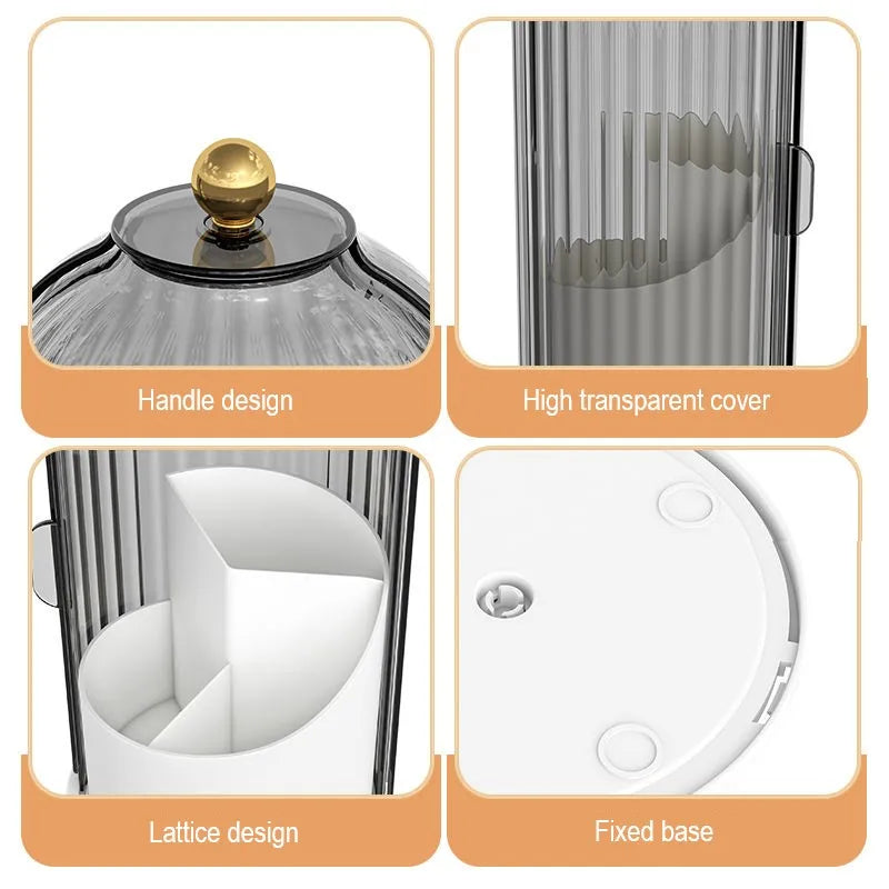 ✨ 360° Rotating Makeup Brush Holder ✨