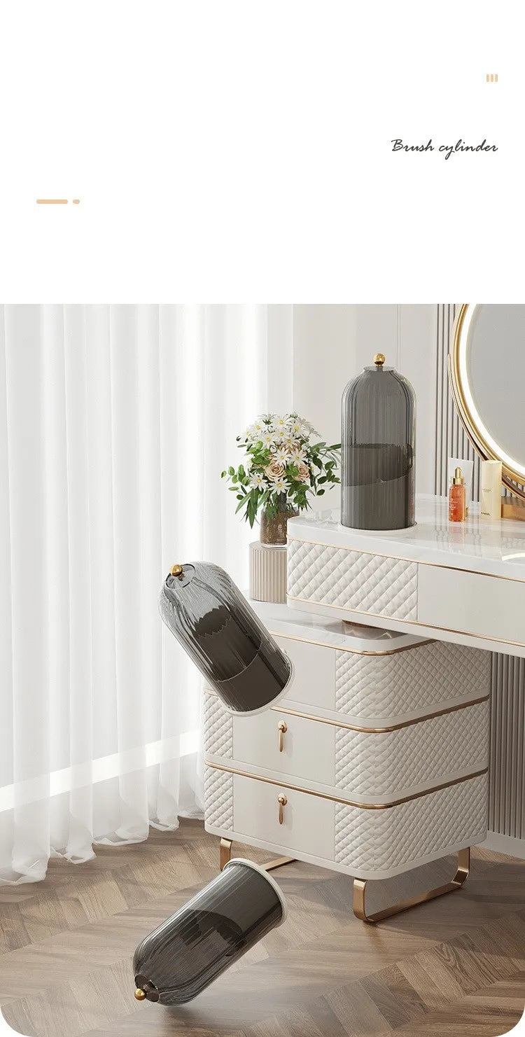 ✨ 360° Rotating Makeup Brush Holder ✨