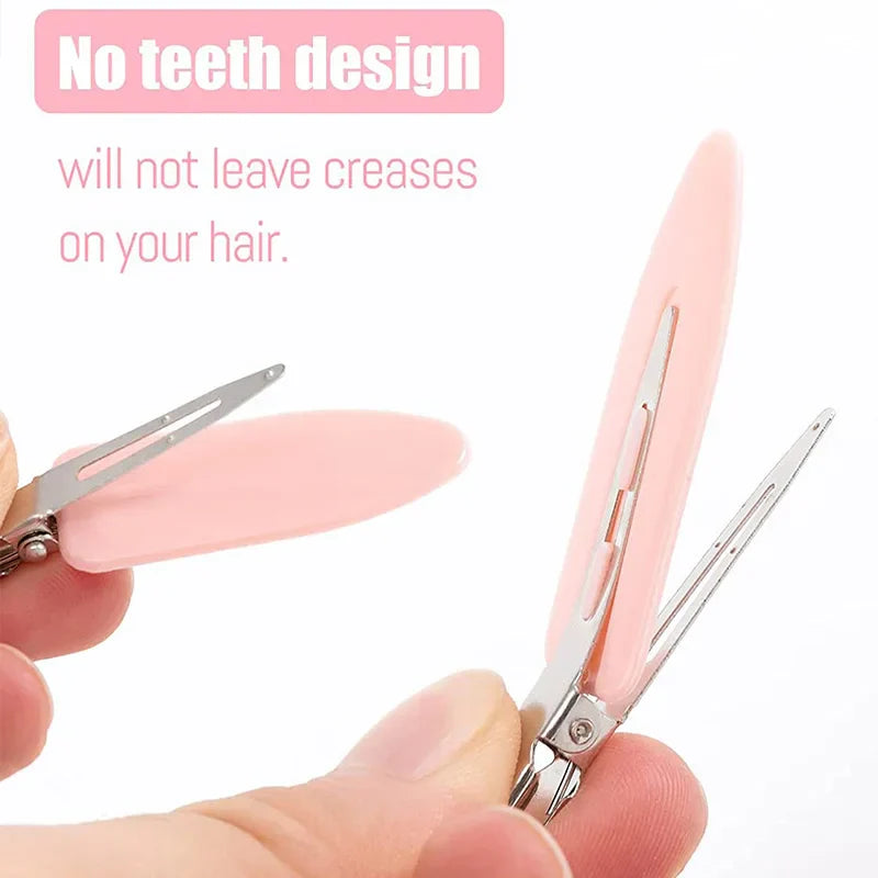 ✨ 10pcs No Crease Hair Clips – Style Without the Bend! ✨
