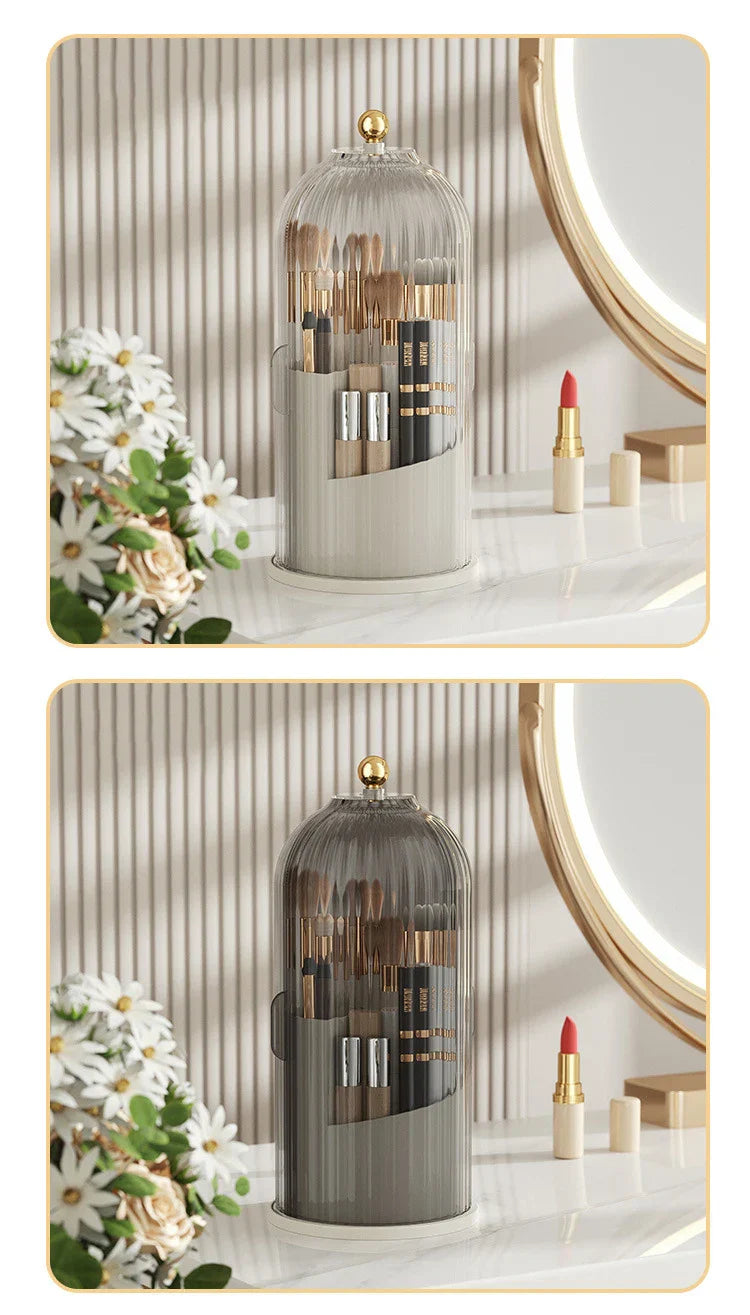 ✨ 360° Rotating Makeup Brush Holder ✨